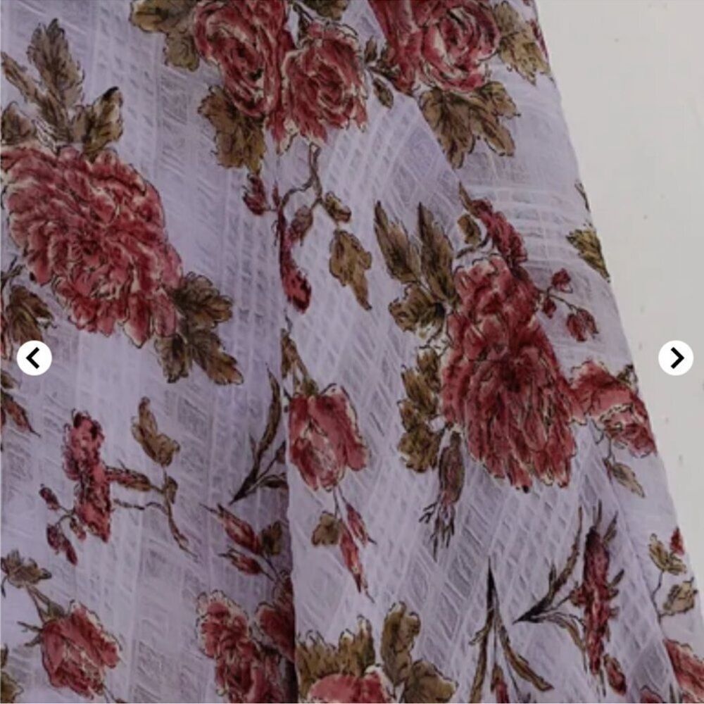 ZARA FLORAL PRINT BLOUSE - Picture 7 of 7